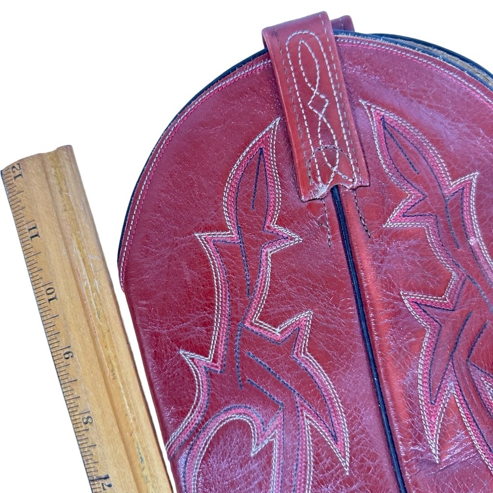 Classic Western Leather and Eel skin Boots by Dan Post - Picture 7 of 8